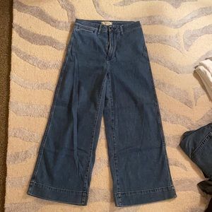 Madewell Cropped Wide Leg Pant